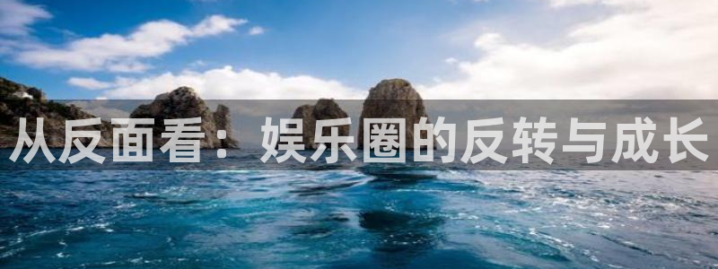 申搏sunbet官网手机版：从反面看：娱乐圈的反转与成长